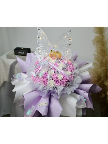 AMETHYST (SOAP FLOWERS)